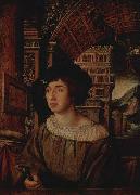 Ambrosius Holbein Portrait of a Young Man, painting